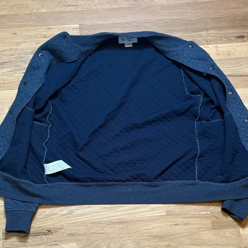 Original Penguin Dark Blue Button Up Cardigan Men’s M
